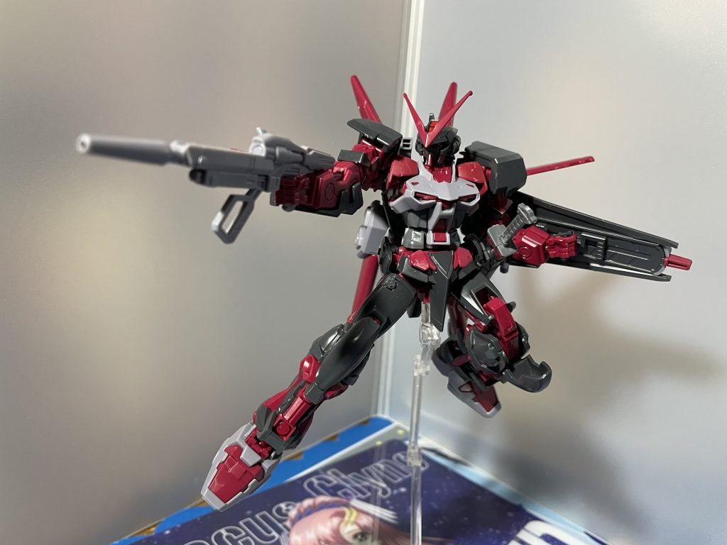 アクションベース？を購入しSEED撃ちポーズを構えました