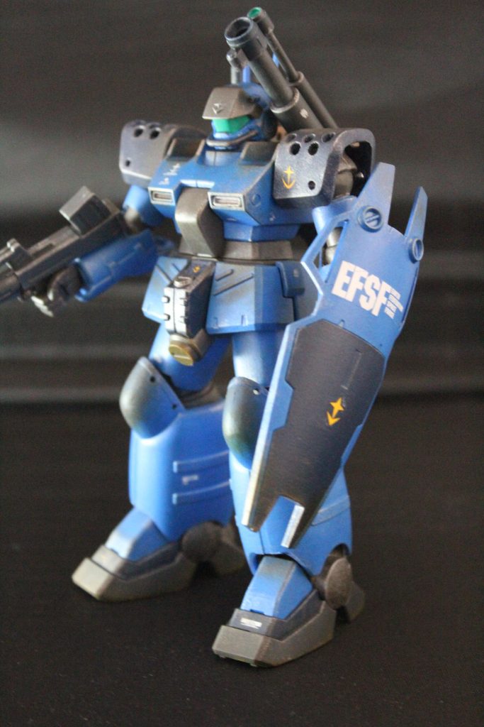 キャノンは青く塗ってしまう性質です現実問題、装甲厚くても、盾持てるなら欲しいよね