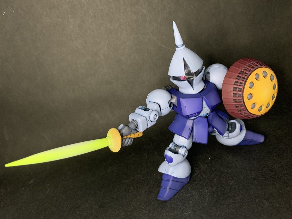 突きポーズのための手パーツ工作がけっこう大変でした。