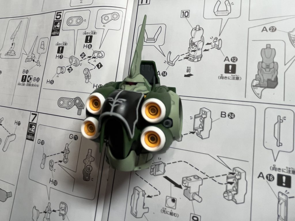 HGクシャトリア　オール缶スプレー塗装–2枚目/制作者：@noric56