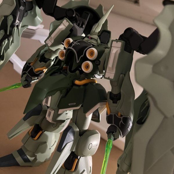 HGクシャトリア　オール缶スプレー塗装