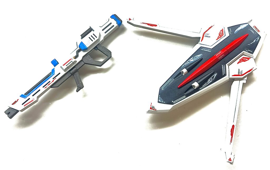 ビームライフルとブーメラン!