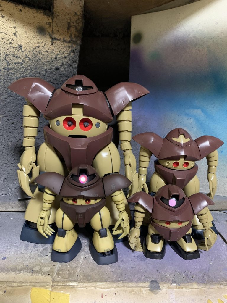 色んなゴッグたちと。