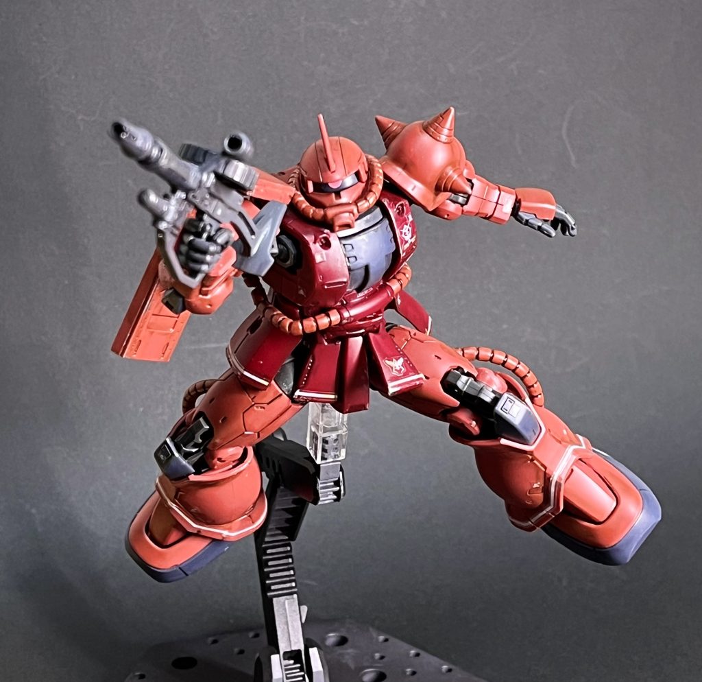 HG  THE ORIGIN シャア専用ザクⅡ–4枚目/制作者：ちあさプラ
