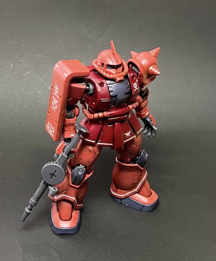HG  THE ORIGIN シャア専用ザクⅡ–3枚目/制作者：ちあさプラ