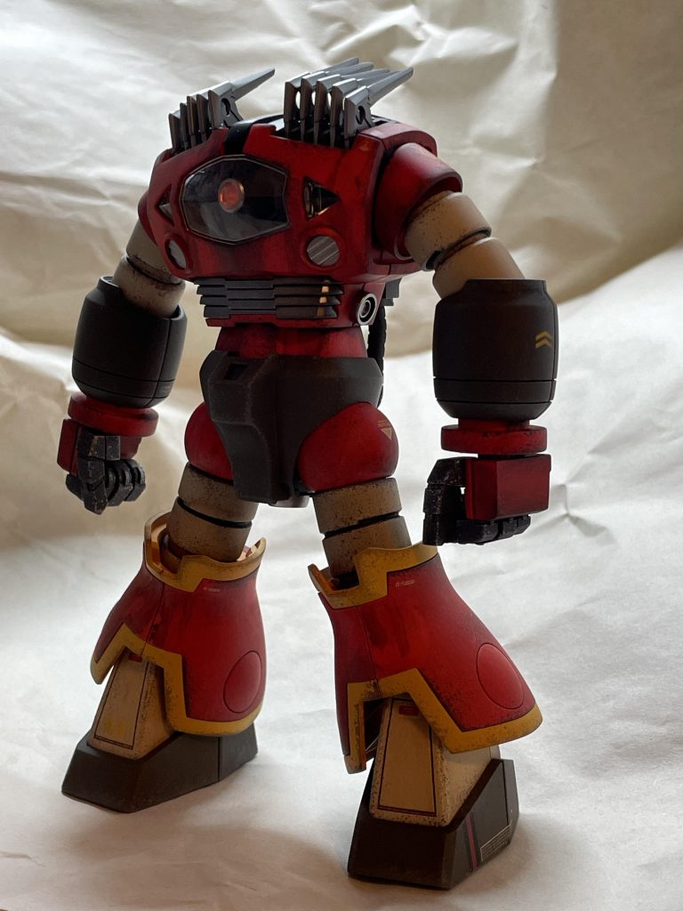 全身。塗装ブースで撮っているのでライティングがしょっぱいですね。