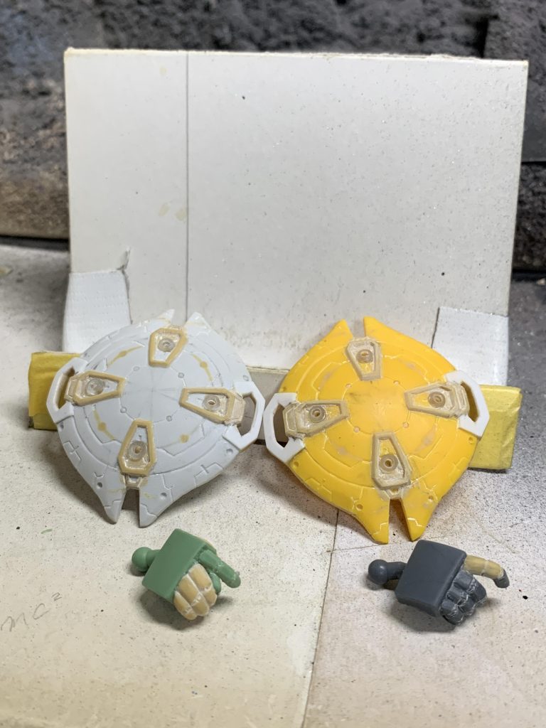 制作途中の画像があんまりなかったので制作画像はこれで終わりです。トリガー手を作ったようです。古すぎて覚えてね〜(笑)