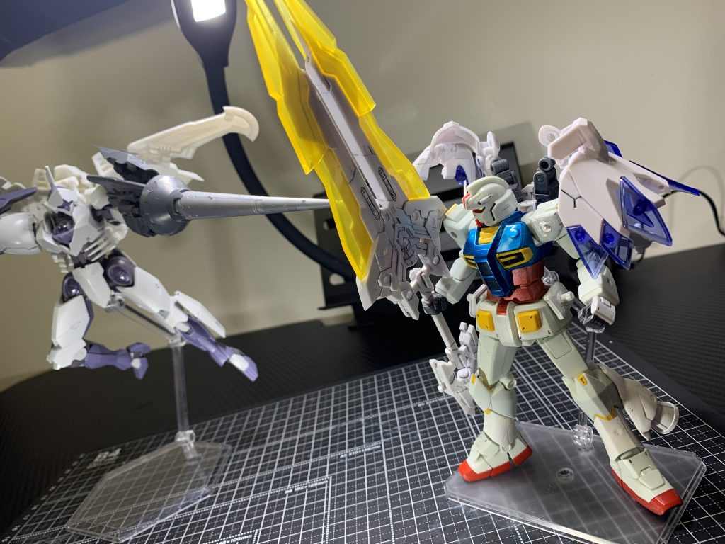 対：ミカエリス_シーガルパック装備　キャノンパック(遠距離型)は、別reportで投稿予定してます。　　観覧して頂き、ありがとうございました🙇