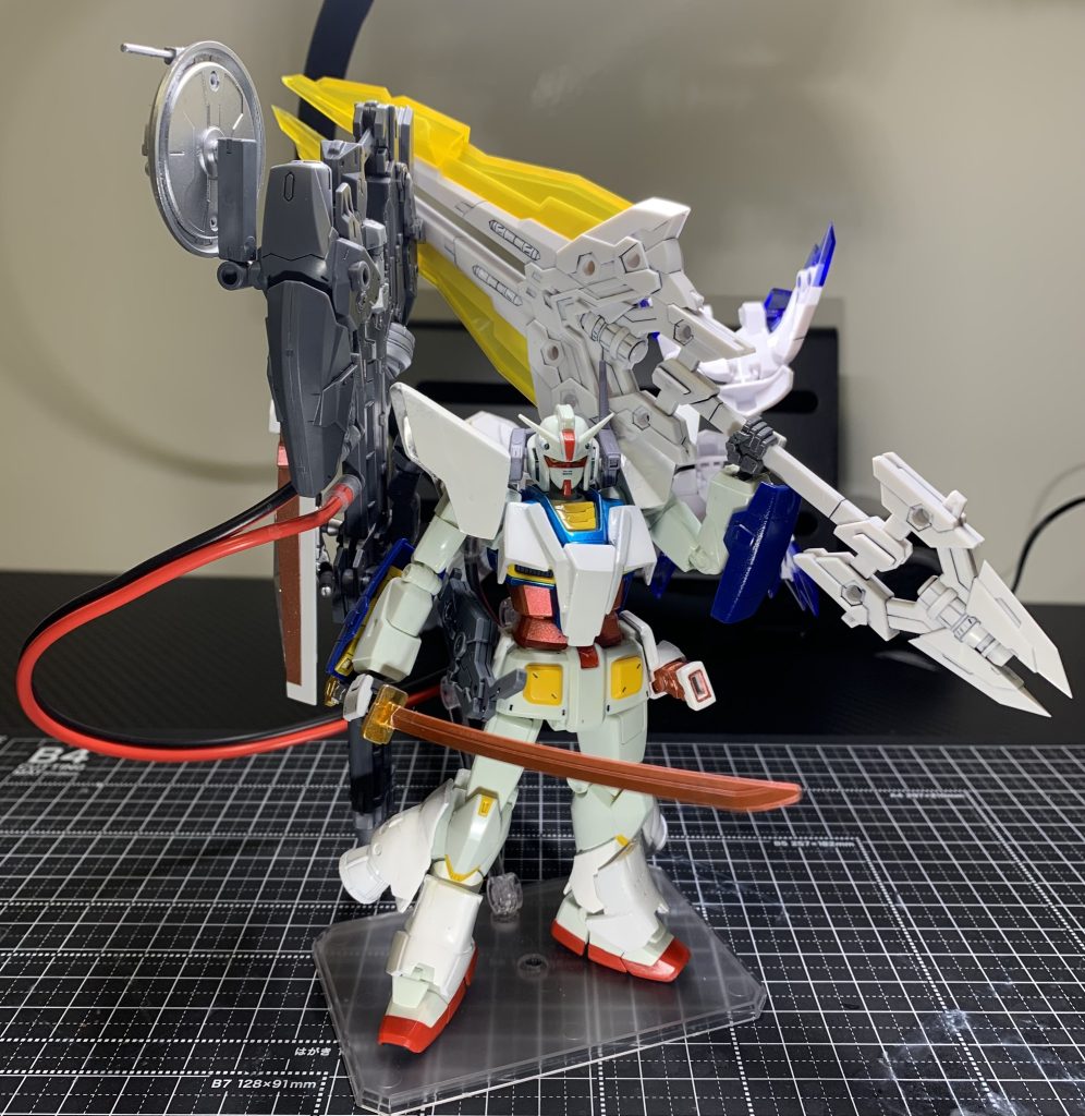 フルパック(強襲型)装備　夕月刀／ブレードランス