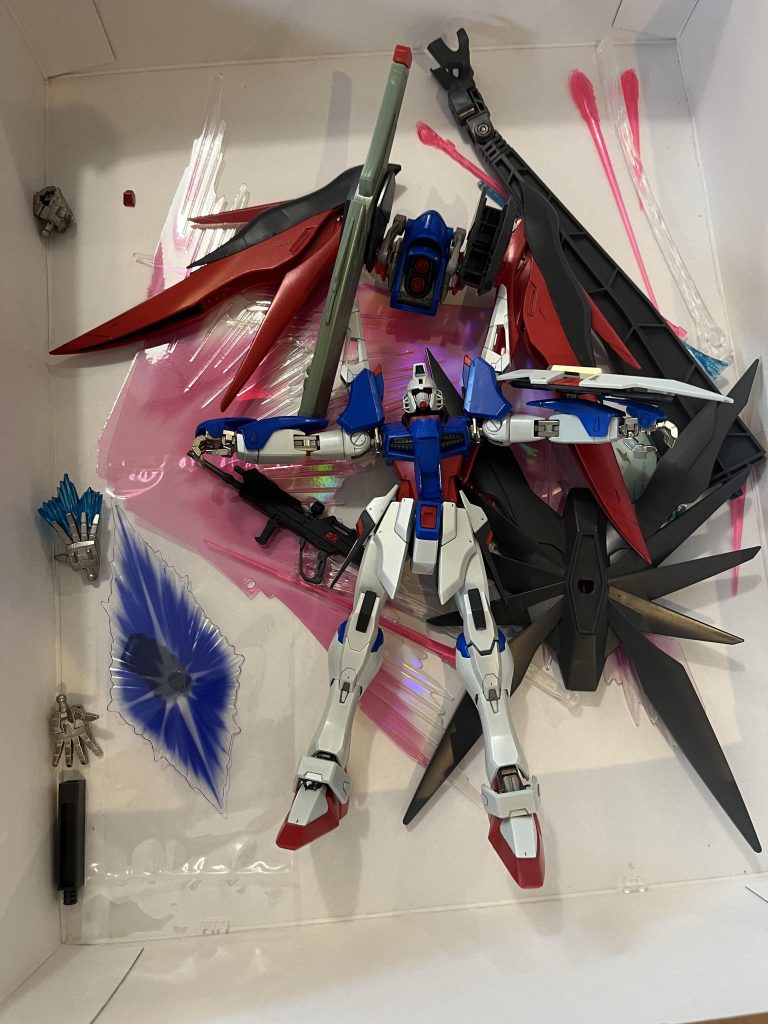 再塗装前の部分ばらし