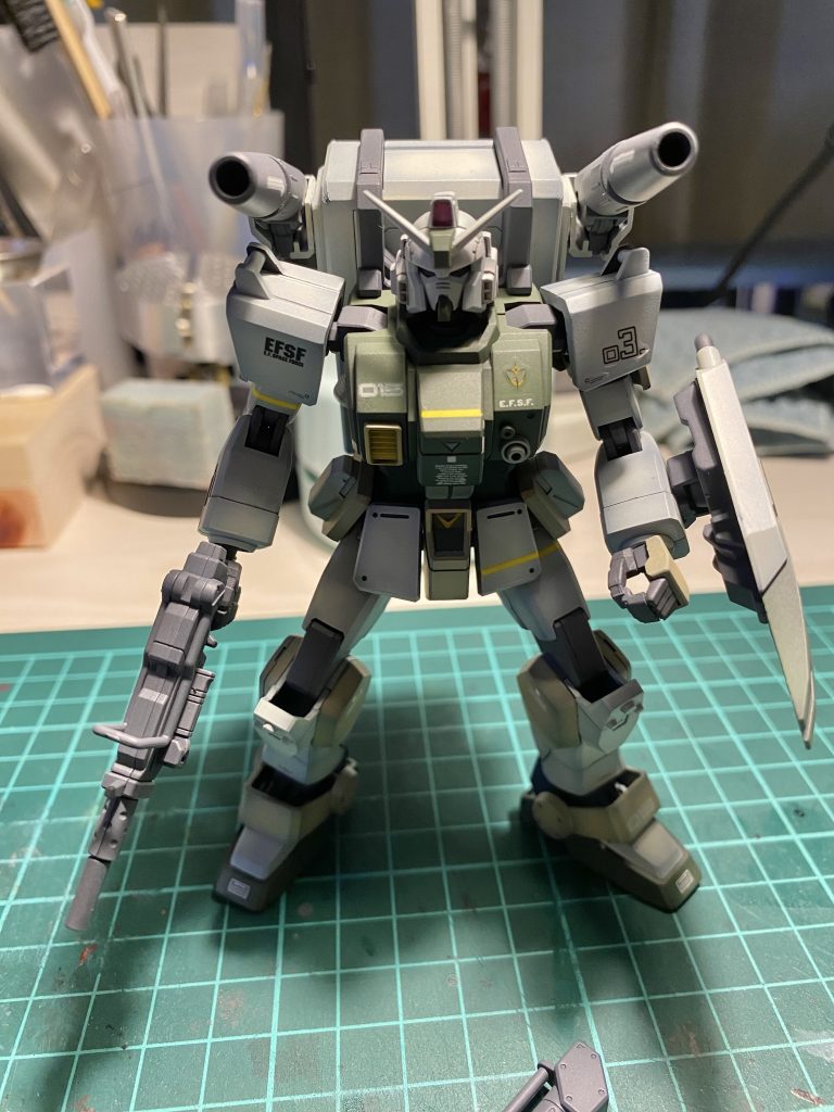 ジャンクで見つけた陸ガンとガンキャノンを再利用してみました♻️🐣