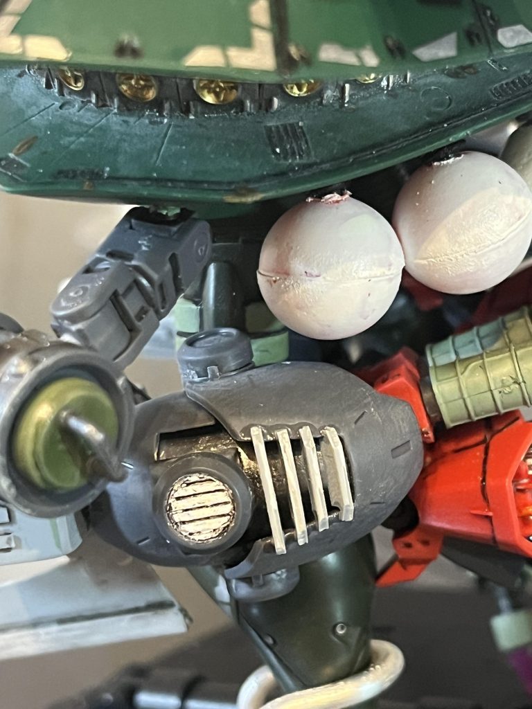 修正後プラ板無塗装だけど気にしない前より良くなった。気がする。自己満足!