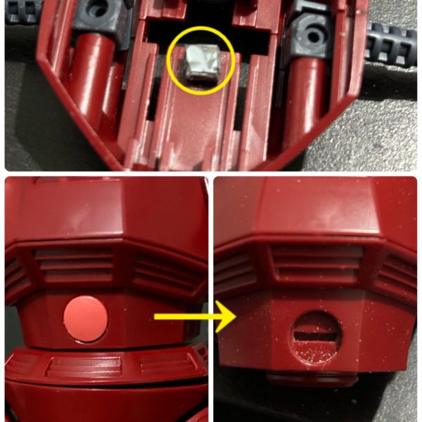 ゲルググ 製作記録その3私事ですが、先週から入院・療養していてガンプラ製作ができていないので入院前にいじっていた部分をアップです。いつものようにネットの作例を参考にしています。・ノーマル状態だとコックピットハッチのクリアランスが狭くなってしまうのでプラ板で3mm延長しました。最終的には接着します。・設定上バックパックがないのは承知なのですが、何もないのも味気ないような気がしたのでシャアザクバックパックを流用しました。プラ板で塞いで3mm穴をランナー接続しています。・胸、腰、足部分に筋彫りを追加しました。（1枚目）