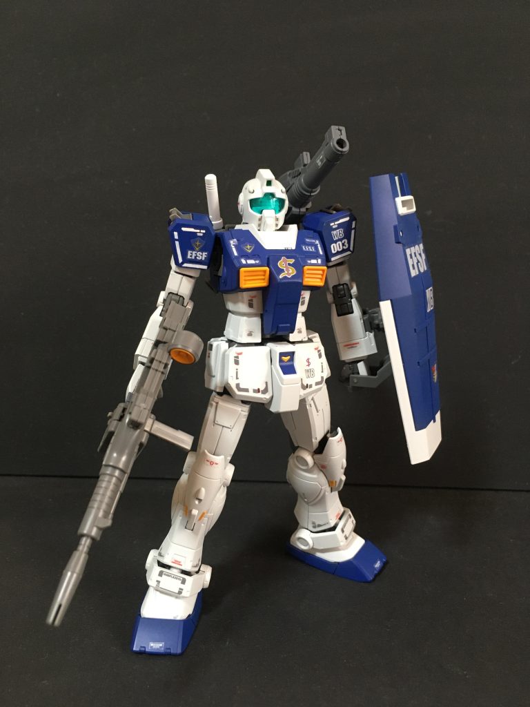 リアリスティックデカールを使用してRG風としています。