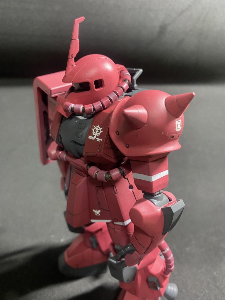 白のマツナガカラーで塗装していたのですが水性塗料の劣化でラッカー塗料でリペイントしました