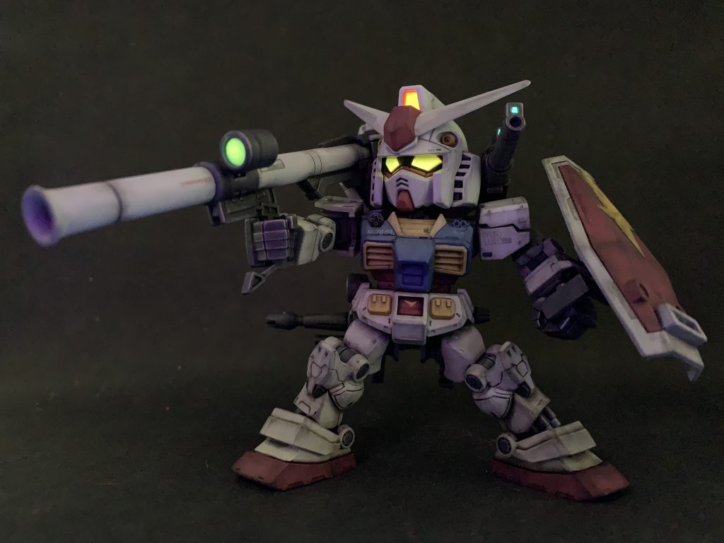 MGのオリジン78をSDCS規格で作ってみよう。という試みです。