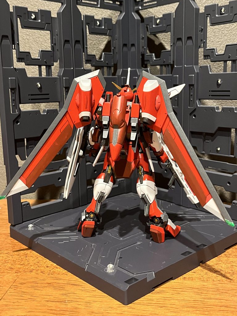 うしろからウィング先端のグリーン部分はお気に入りです