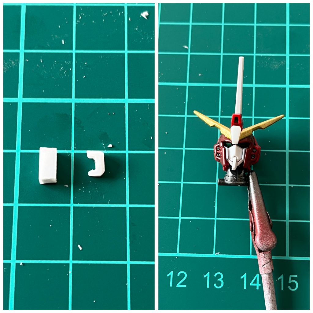 最後の最後で額パーツ無くなってるのに気づいて、プラ棒削りだして作りました。 最後まで読んでいただきありがとうございました!