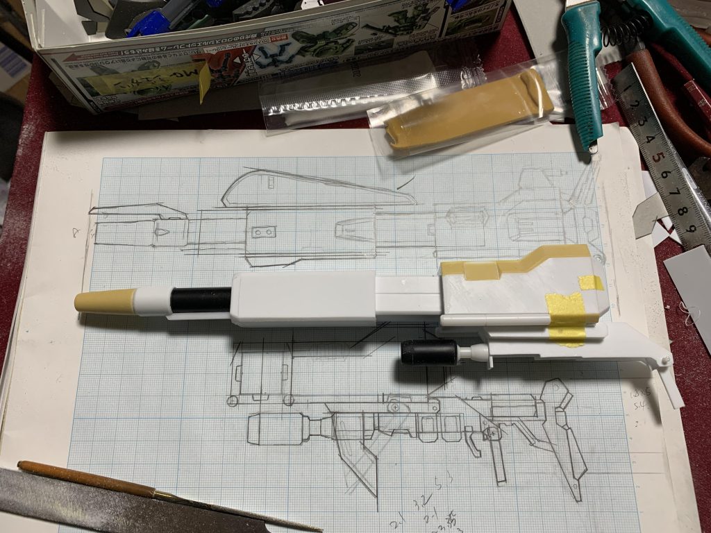 珍しく、設計図的なものを書いてますね〜。昔の方がちゃんとしてたな(笑)