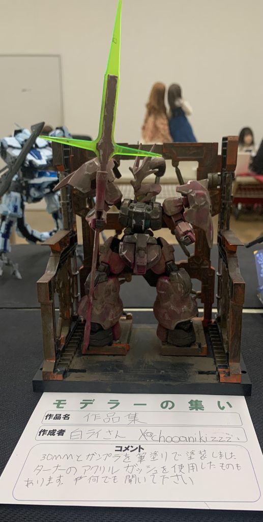 3/17に京都ガレリアかめおかで行われたモデラーの集いという展示会に参加させていただきました。楽しい一日を過ごすことができました