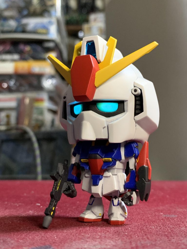 宇宙世紀ガンプラくんの1機目として作ったのがZくんでした。その後、マクツくん、百式くん、ZZくん、νくんと続きます。