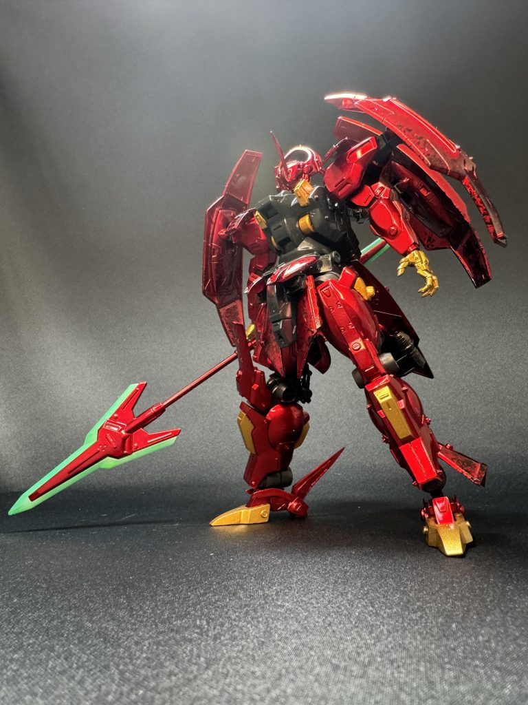 塗装途中のスタイル確認。何回バラしたことか。😅