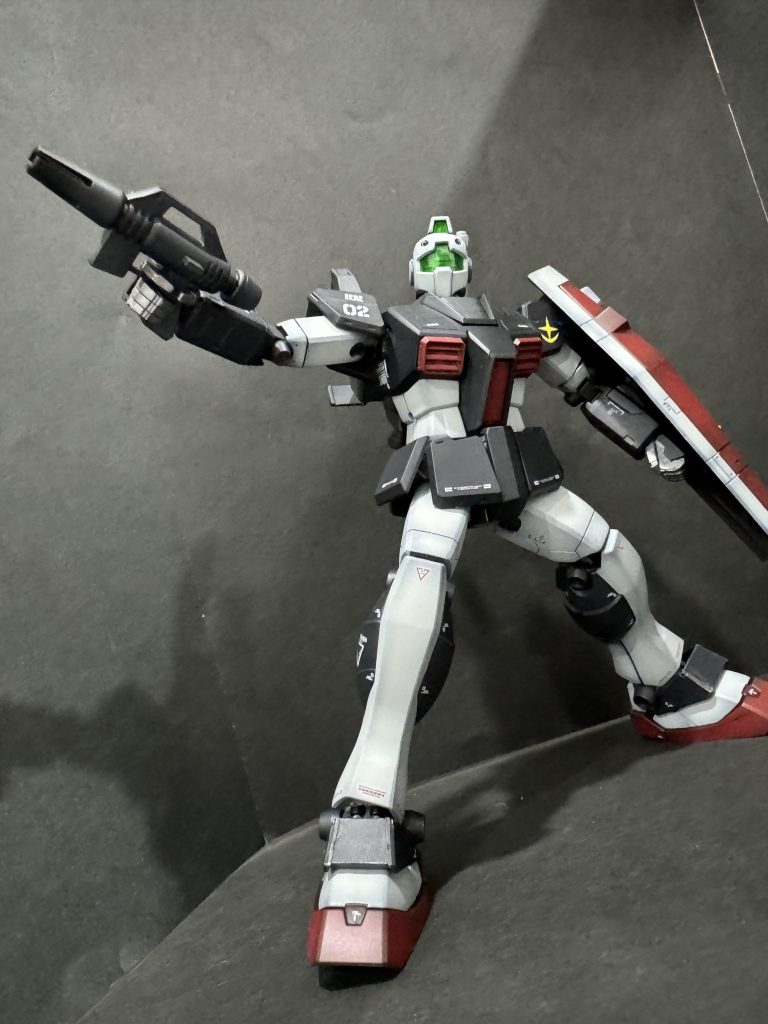 奇跡的に安定したアクションポーズ。ちょっとだけ強そうになったかも？