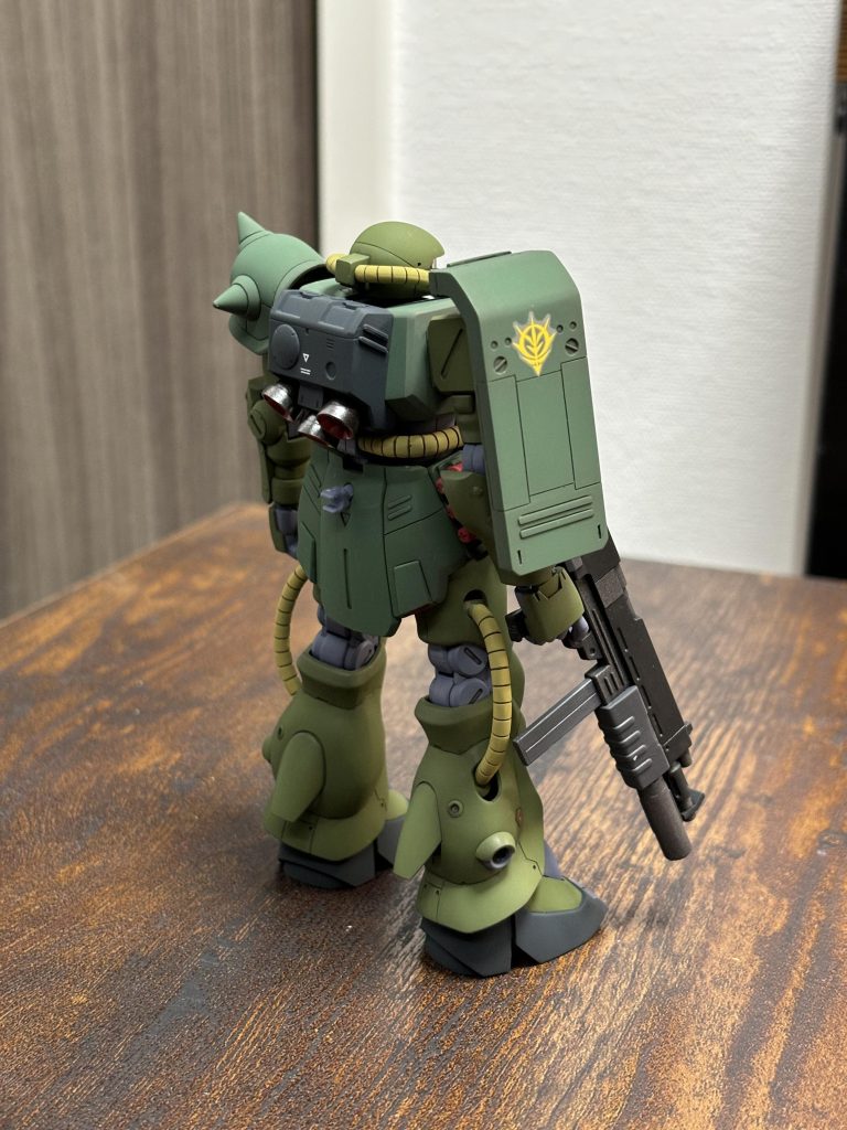 いつものアングル③この機体は、後ろからのアングルが一番好きかもしれません。