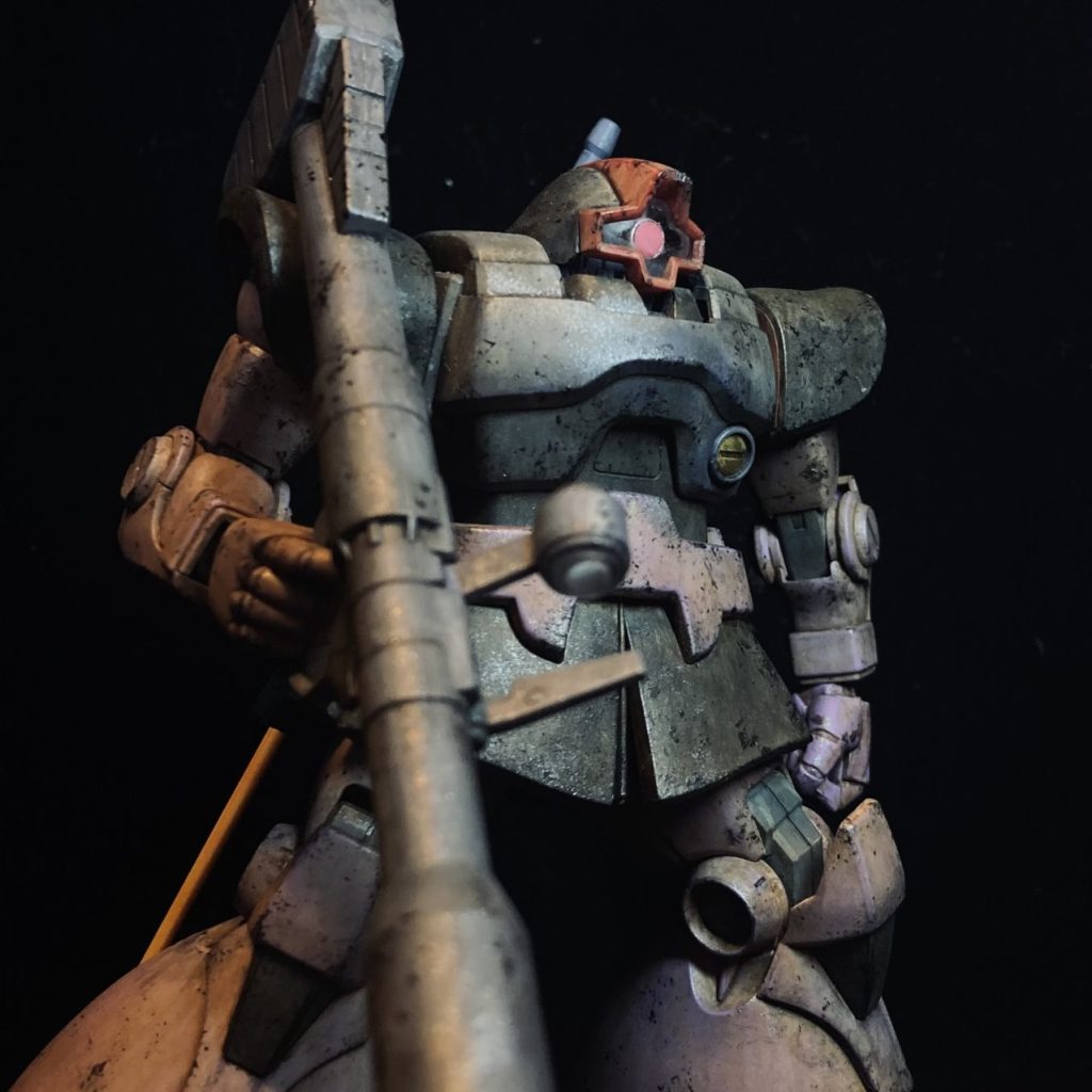 HGUC ドム　完成品　ウェザリング仕上げ　武装オプション付 HGUC ドム 完成品 ウェザリング仕上げ 武装オプション付 - メルカリ