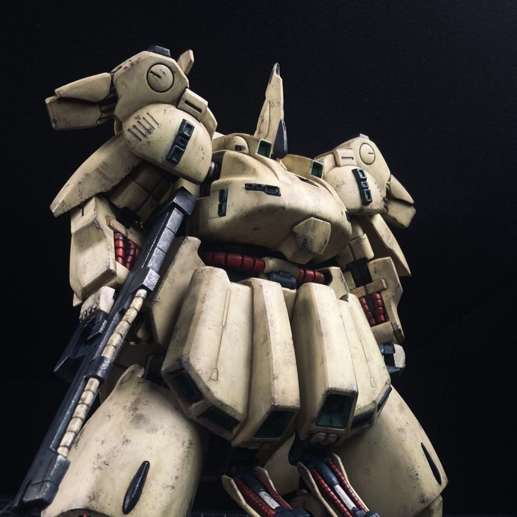 ガンプラオリジナルミキシング、ジャスグレン、塗装ウェザリング