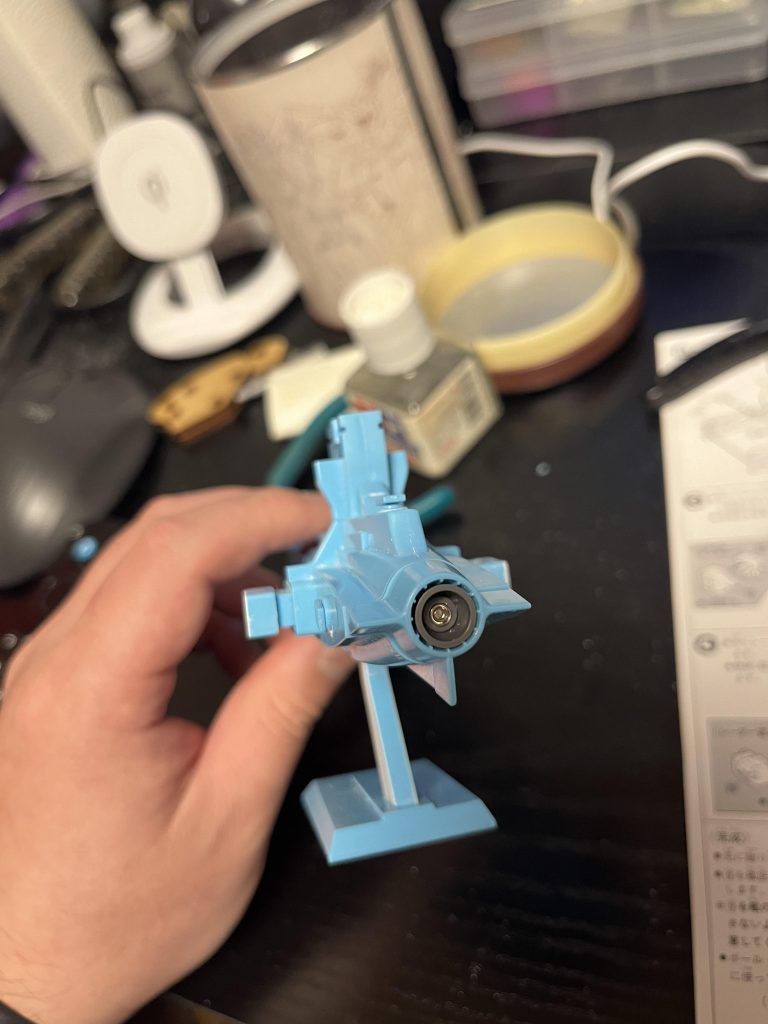 推進器の部分は塗装前の方が分かりやすいですね