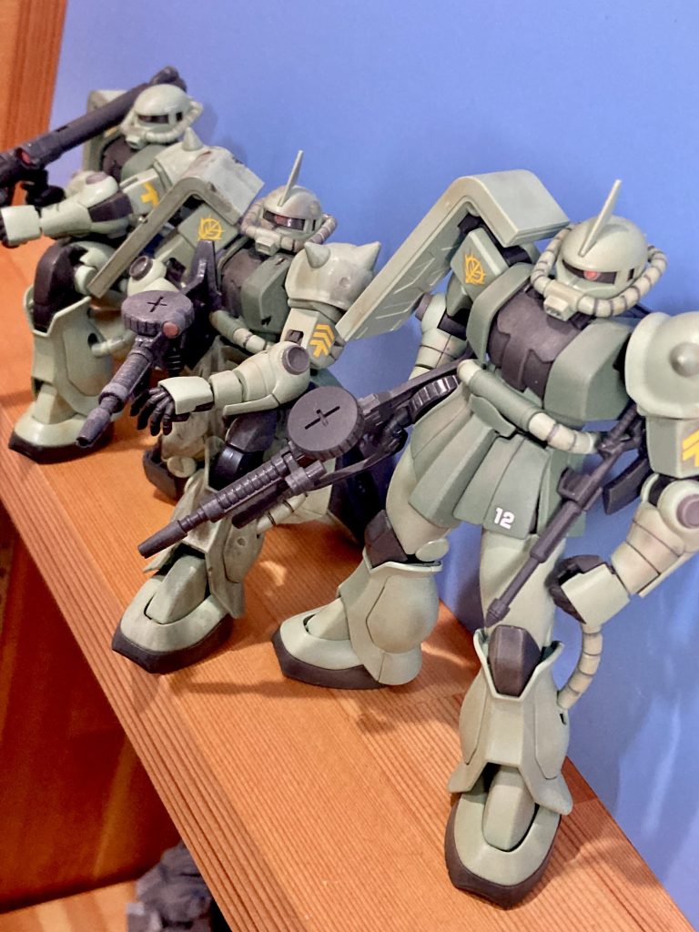 別角度☺️この時期はまだモノアイは100均のシールではありませんでした