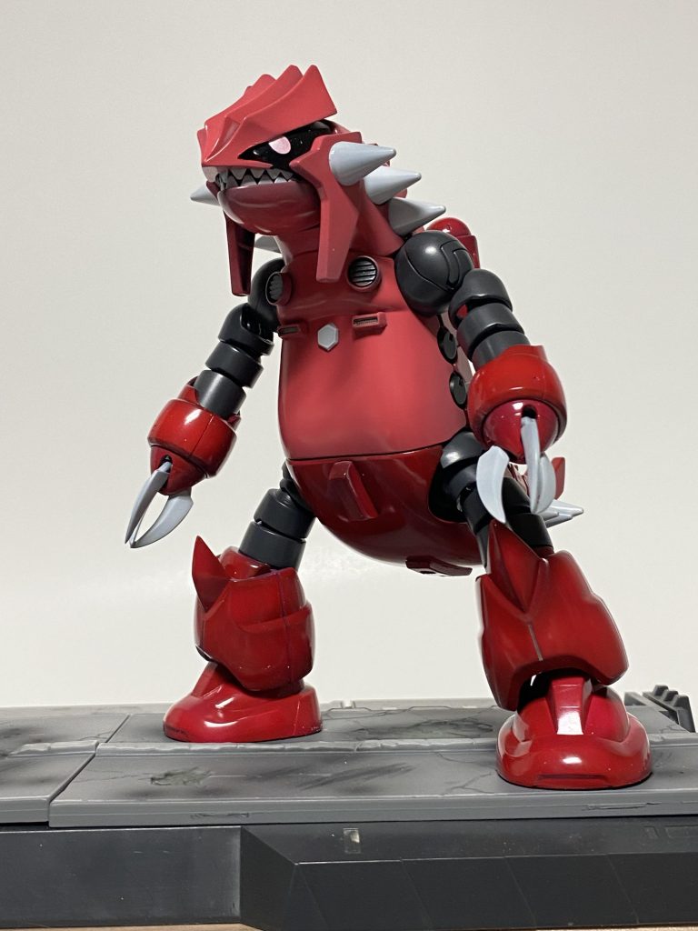 基本塗装完了、一旦組み上げ。この後控えめにデカールワーク、艶消しクリア塗装、ウェザリング。久々にスポンジチッピングやりました。