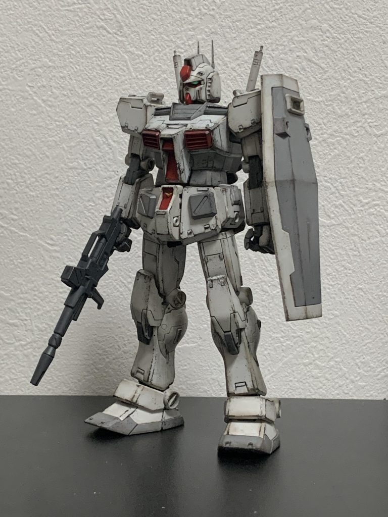 エッジ部分には爪楊枝ではげちょろ塗装を施しました。初挑戦でしたのでこちらも新しい学びとなりました。