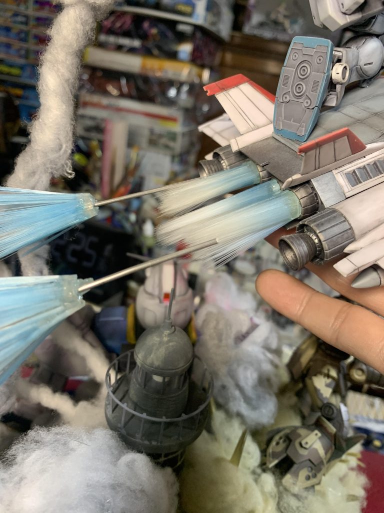 バーニアに針金を刺して固定しているだけなので取り外しは簡単。