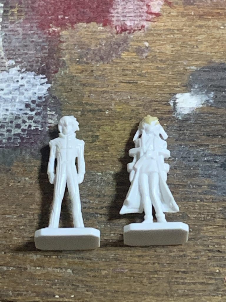 改造後2人とも小顔化して、ラクスは前髪と頭頂部を造形し直して髪飾り部分をくり抜きました。