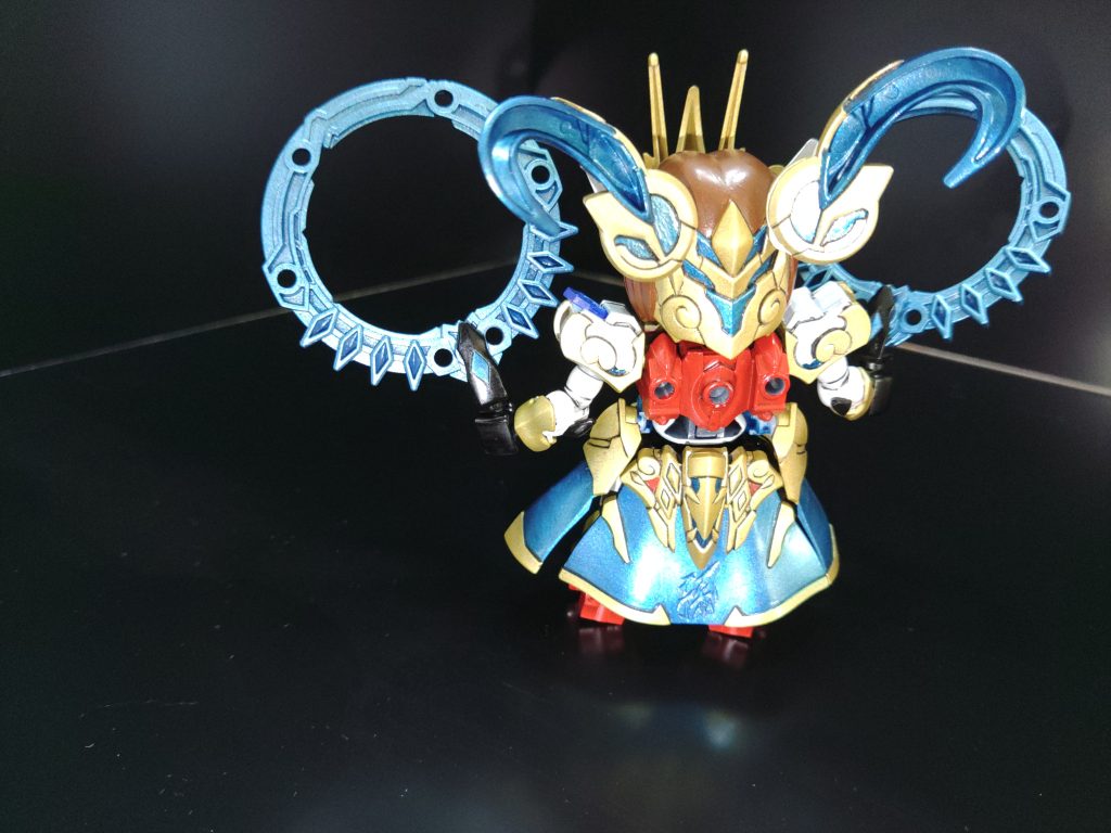 背後リアマントと後頭部の塗り分け