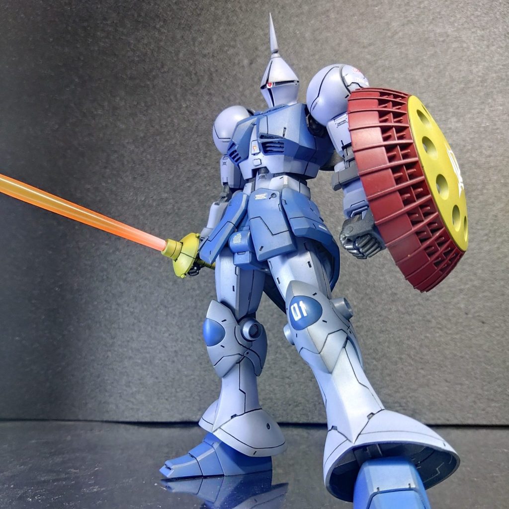 HGUC ギャン 全塗装 ～ノープランで切り刻むともう大変Ｖｅｒ～｜おーしゃんさんのガンプラ作品｜GUNSTA（ガンスタ）