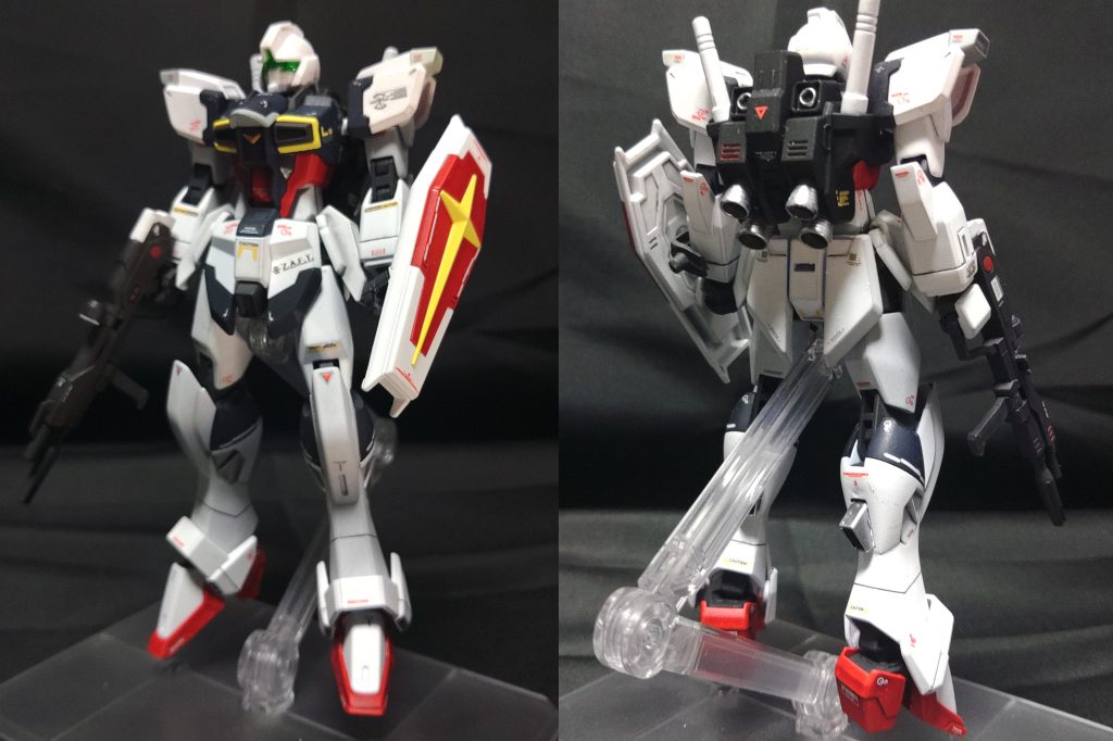 ベースシルエット全体図です。 こちらはインパルスの完全量産型を目指した機体で、この機体からライトシルエット等各種シルエットが開発された。外見は頭部とバックパック以外は殆どインパルスのままである。