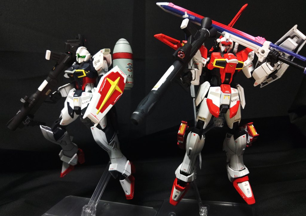 と言うことでZライン2機でした。最後に揃ってフル装備状態この調子で後2機元ネタのベーシックとアサルトを作って行きたいです。