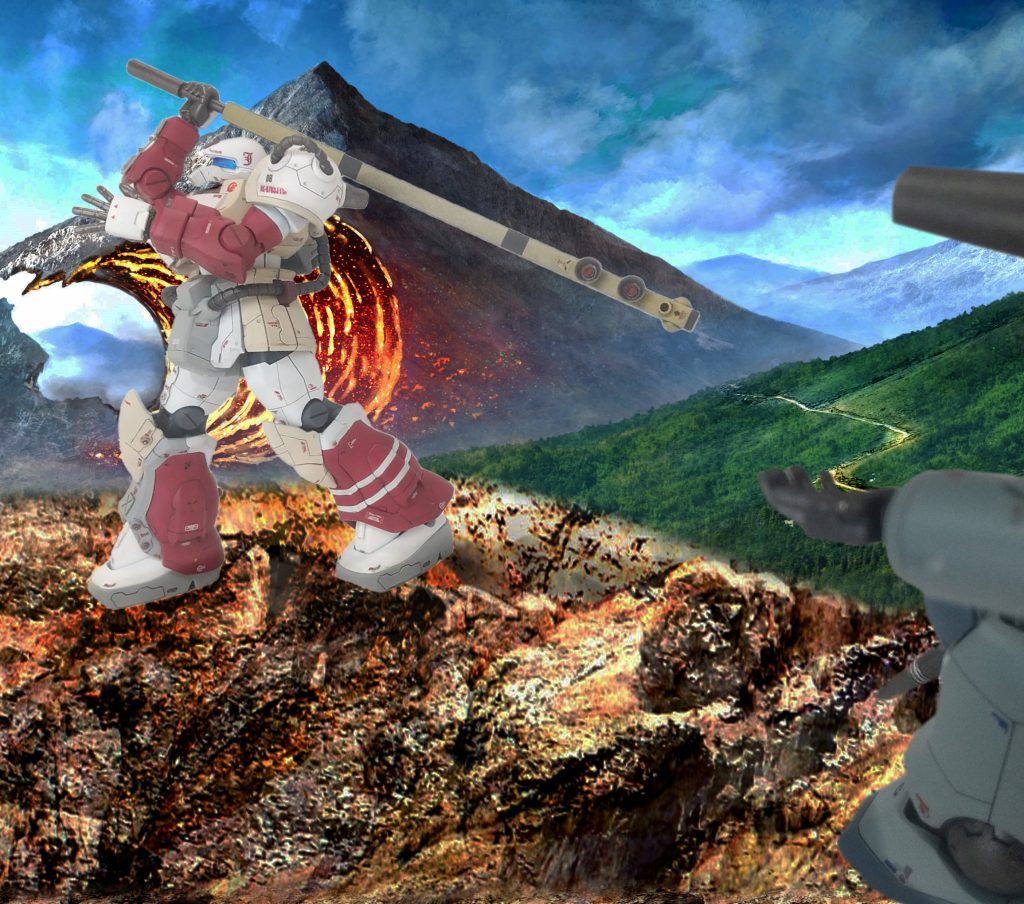 スラッガーとは言え、打った弾がそんなに飛ぶんかい!とか、背景がアプサラスにやられた直後というところは目をつぶってください🙇♂️。