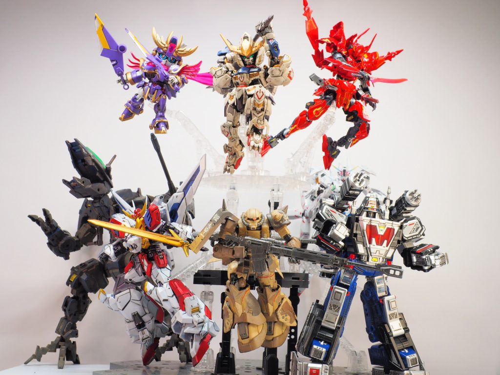 最近組み立てたプラモ一覧。