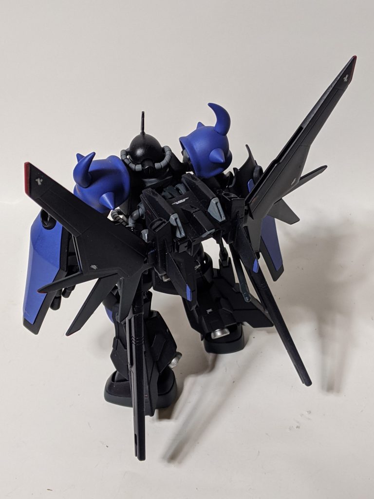 物が良かったのでビルドブースターをつけただけで、後は両手のバルカンを切り離してそれぞれ独立稼動に下くらいです。