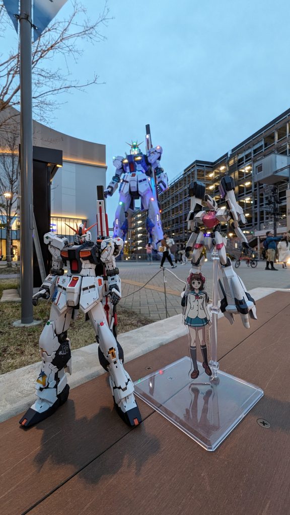 福岡νガンダムとやっと撮れました!