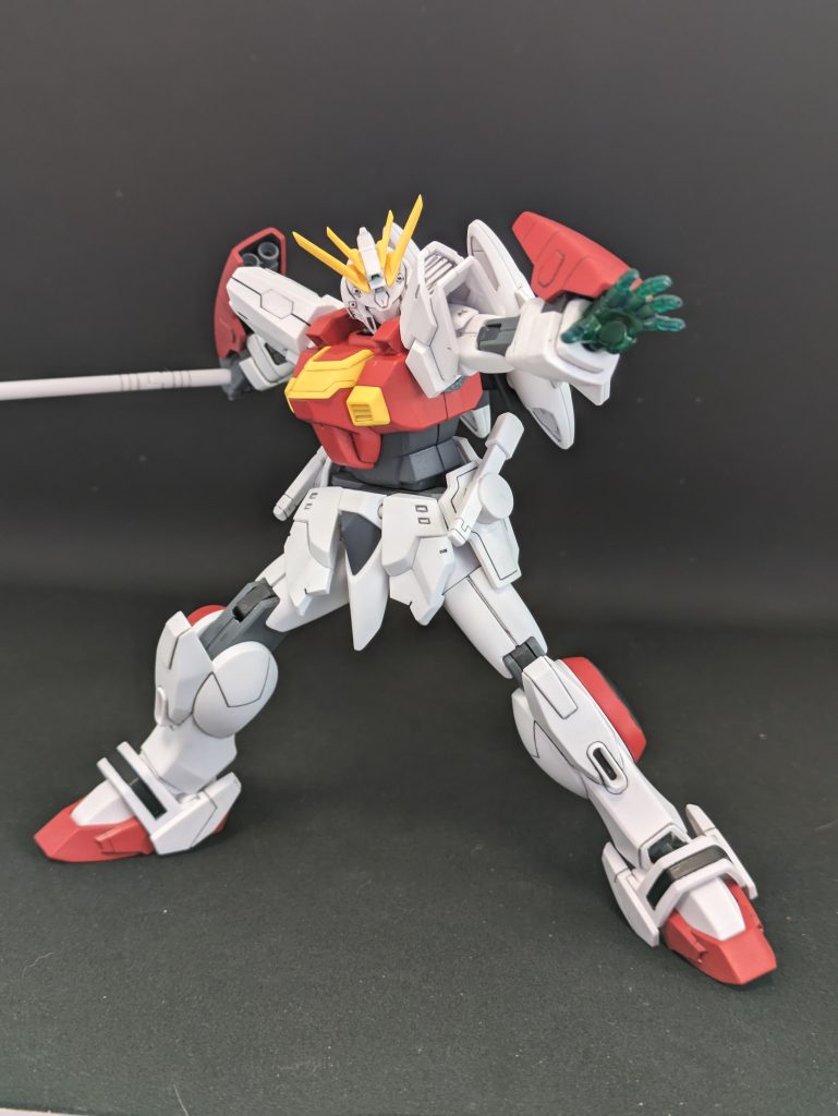 使えるので、ゴッドガンダム由来のエネルギー量を加えることで更に破壊力の増した「蒼炎・シャイニングフィンガー」への補助もばっちり。ただしビームショットはオミットです。射撃武器なんていらんのだよ!