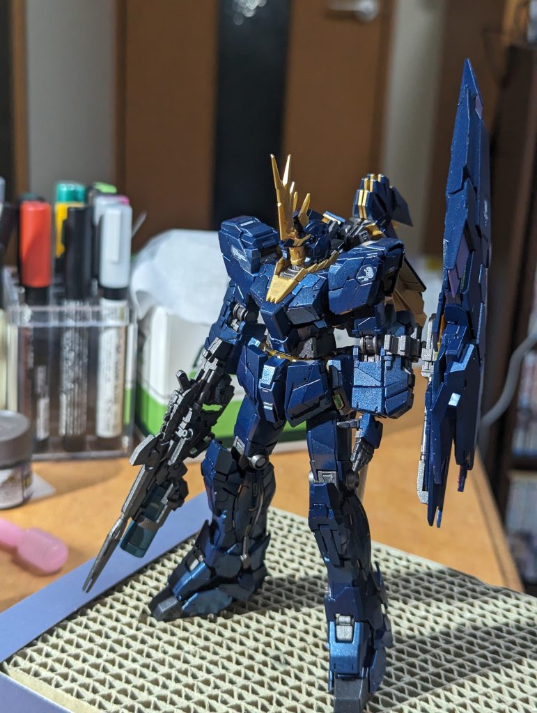 ユニコーンモードこっちの方が好きです。ゴールド塗装がもっとキラキラしてほしかったです、勉強しないとです。