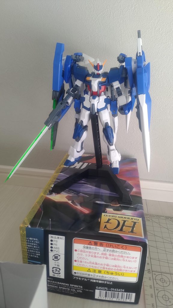 オーライザー背負ってGNソードⅡx2、GNソードⅡロング&ショート、バスターソード、ブラスター、GNソードⅢでセブンソード(゚∀。)