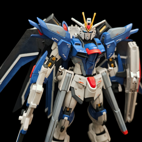 HGライジングフリーダムガンダム（筆塗り）