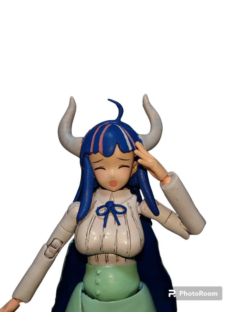 顔パーツは30MSベースなのでこんな顔や…