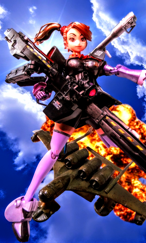 どうも!こんにちは~っ!G太郎デス♫前回は「アバターフミナ」がレギュレーション違反で削除対象になりましたので「安牌💦」と思われる「リックド・ギャン子」をリファインしてお披露目デス😁コチラはメイン画像の「フルサイズ」となります。